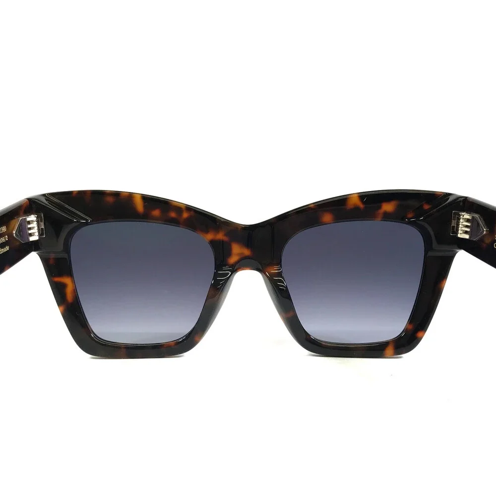 Gigi Studios Sunglasses GIOIA 6806/2 Dark Havana Frames w/ Gray Gradient Lenses